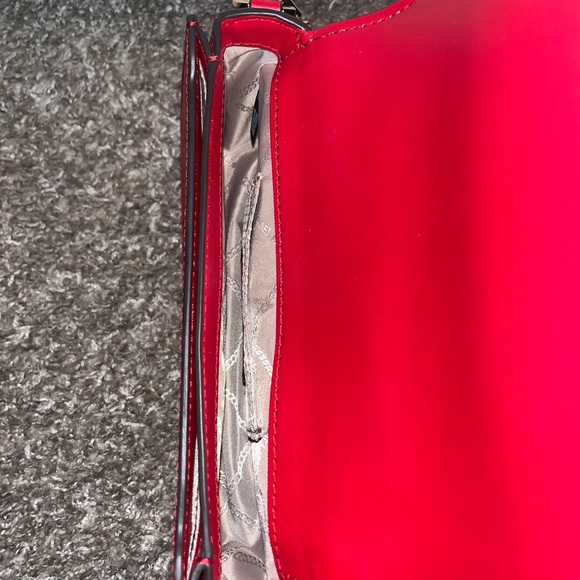 Michael Kors Red Bag with Gold Accent - Picture 10 of 10